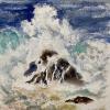 WAVES AND ROCKS Series 8
14x11 unframed.....................$175