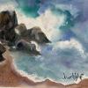WAVES AND ROCKS Series 8
10x14 unframed................$150