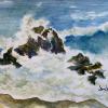 WAVES AND ROCKS Series 1
14x20 unframed......................$280