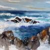 WAVES AND ROCKS Series 2
14x20 unframed....................$280